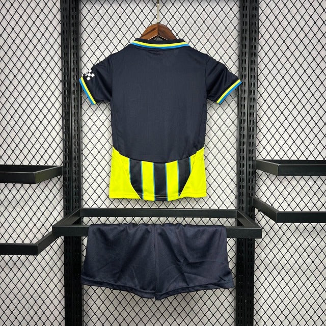 Manchester City Visitante 24/25 Conjunto Infantil
