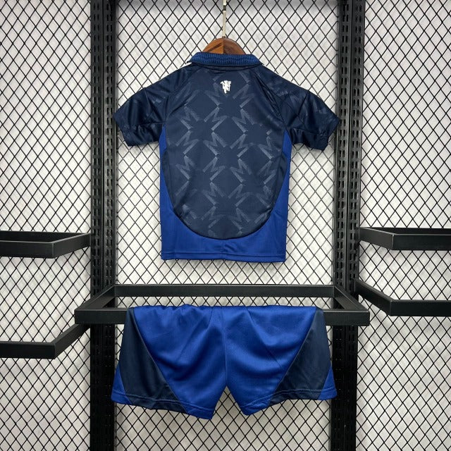 Manchester United Visitante 24/25 Conjunto Infantil