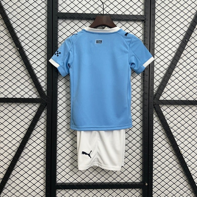 Manchester City Local 25/26  Conjunto Infantil