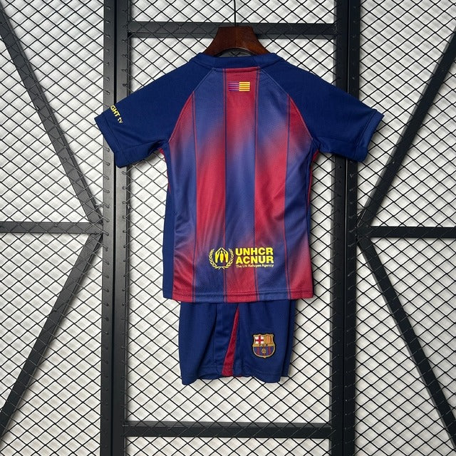 Barcelona Local 25/26 Conjunto Infantil