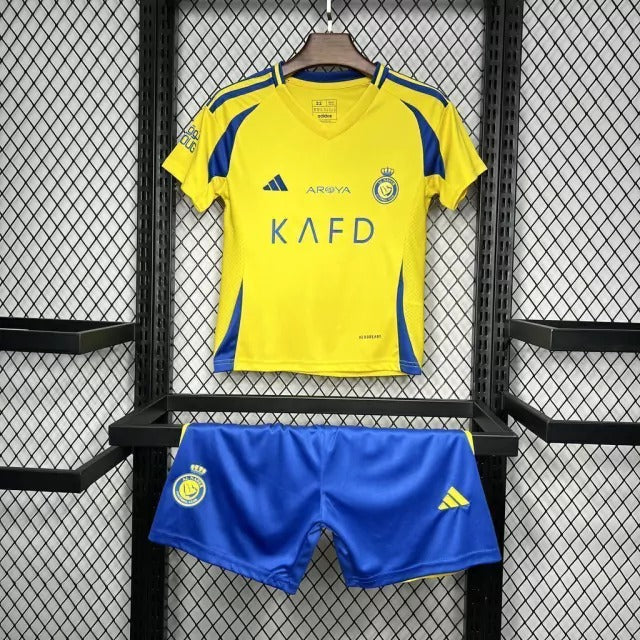 Al Nassr Local 24/25 Conjunto Infantil