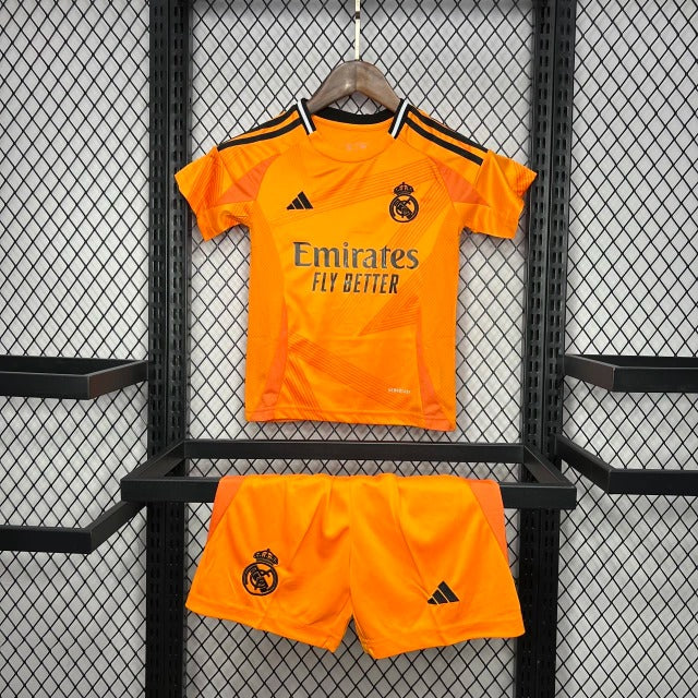 Real Madrid Visitante 24/25 Conjunto Infantil