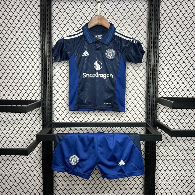 Manchester United Visitante 24/25 Conjunto Infantil