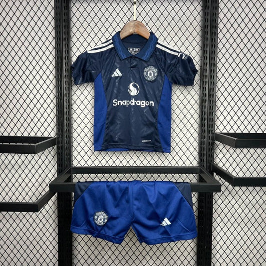 Manchester United Visitante 24/25 Conjunto Infantil
