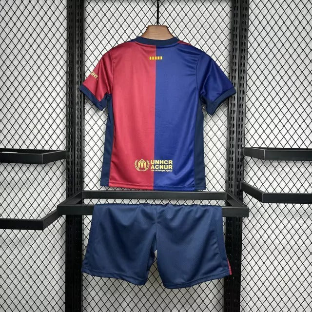 Barcelona Local 24/25 Conjunto Infantil